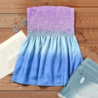 asdoklhq Summer Fall Womens Tops klirens under $ Women's Summer Casual bluza Printing bluza bez naramenica