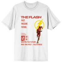 Flash Film Flash pokreće ženska bijela majica - velika