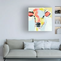 Victoria Barnes 'Pastel krava II' platno Art