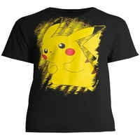 Pokemon Brushy Pikachu muška i velika Muška grafička majica