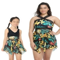 Eloshman majka i kćerka porodični odgovarajući kupaći kostimi cvjetni Print kupaći kostim roditelj-dijete
