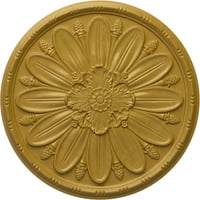 7 8 od 3 8 p Fairfa plafonski medaljon, ručno oslikano iridescentno zlato