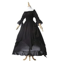 Ylioge Halloween kostimi za žene jesen Cosplay gotic Wedding Vintage elegantni Layerd rukav četvrtastog