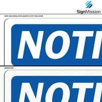 Potpis OS-NS - a-1014-V-in. OSHA Notice Sign-Certifikati lifta se nalaze