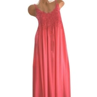 Tking Fashion Womens Ljeto Plus Veličina Ležerne prilike bez rukava V-izrez Love Maxi čipke haljine Crveni