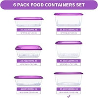 【 Pakovanje】plastični kontejneri za skladištenje hrane sa poklopcima hermetički zatvoreni kvadratni kontejneri