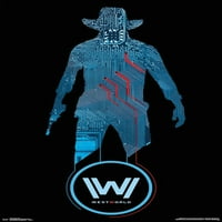 Westworld - Crni zidni poster, 22.375 34