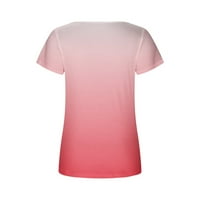 GAECUW THIRTS za ženske vrhove bluze s kratkim rukavima Therel Fit Pulover TEES T-majice Gradijentni vrhovi