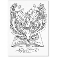 Zaštitni znak likovne umjetnosti Fairy 3 platna umjetnost kcdoodleart
