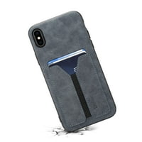 Futrola za stražnji poklopac za iPhone seriju-elastična futrola za telefon protiv pada, tamno siva