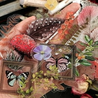 Juhai Bag naljepnice za Album Old Time Garden uzorak ukrasne naljepnice za Spomenare za kućne ljubimce
