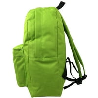 -Cliffs Unise veleprodajni slučaj klasičnog ruksaka od klasičnog 16 u fluorescentnoj zelenilo. Osnovno-odrasla osoba